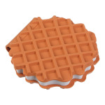 Блокнот CHOCOLATE WAFFLE, 90х90мм, 80 л., нелинированный, ароматизированная Soft touch обложка, KIDS