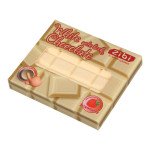 Блокнот WHITE CHOCOLATE, 90х90мм, 80 арк., нелінований, ароматизована Soft touch обкладинка, KIDS Line