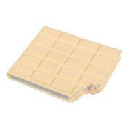 Блокнот WHITE CHOCOLATE, 90х90мм, 80 л., нелинированный, ароматизированная Soft touch обложка, KIDS