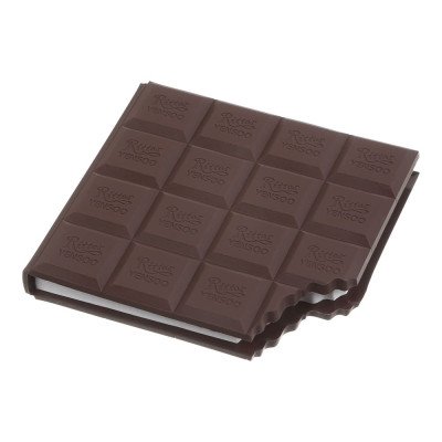 Блокнот CHOCOLATE, 100х87мм, 80 л., нелинированный, ароматизированная Soft touch обложка, KIDS Line