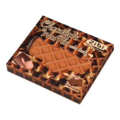 Блокнот CHOCOLATE WAFFLE, 90х90мм, 80 л., нелинированный, ароматизированная Soft touch обложка, KIDS