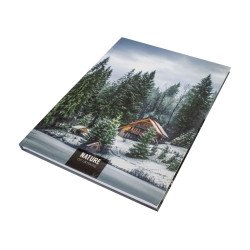 Блокнот "Nature of Ukraine:  А4, тверда обкл., 96 арк., кліт.