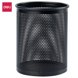 Подставка для ручек Deli метал сетка стакан, 1 отд (черный)