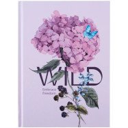 Книга записна тверда обкл. А5, 96 арк., клітина, Wild