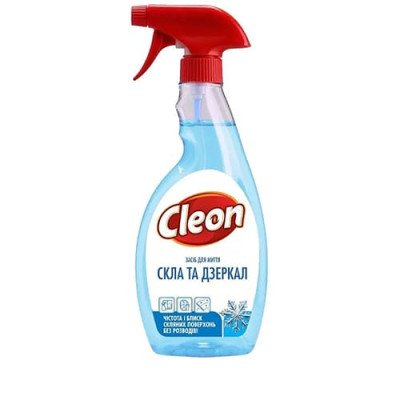 Средство для мытья стекол Морозная свежесть 0,5л Optima Cleon