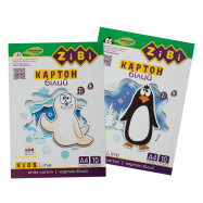 Картон белый, А4, 10 листов, 235г/м2