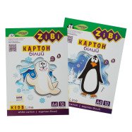 Картон білий, А4, 10 аркушів, 235г/м2