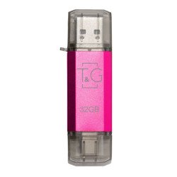 Накопичувач USB 32GB T&G Type-C серія Star фуксі