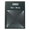 Книга обліку "TIME IS MONEY" 96 арк/кліт.оф.(тв. лам. обл), А4, сірий