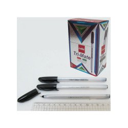 1779-BK Ручка шарик. "Tri-Mate" черн (8069_BK)