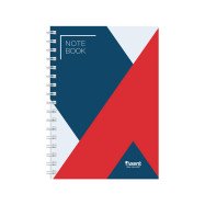 Блокнот А5 96арк., тв. обл., бок. пружина №02 Axent