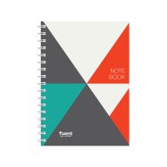 Блокнот А5 96арк., тв. обл., бок. пружина №03 Axent