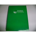 Блокнот А4 50л., бок. пруж., клетка, картонная обложка "Серия Офис"Notebook"
