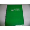 Блокнот А4 50л., бок. пруж., клетка, картонная обложка "Серия Офис"Notebook"