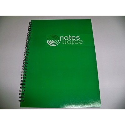 Блокнот А4 50л., бок. пруж., клетка, картонная обложка "Серия Офис"Notebook"