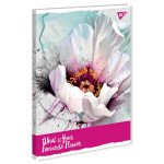 Тетрадь А4/80 кл скоба YES "FAVORITE FLOWER"
