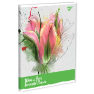 Тетрадь А4/80 кл скоба YES "FAVORITE FLOWER"