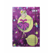 Папка для зошитів PRINCESS, картонна, на гумці В5+ (175х245х25мм), KIDS Line