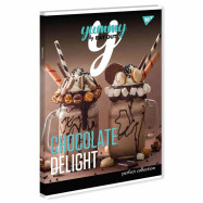 Тетрадь А4/48 кл скоба YES "CHOCOLATE DELIGHT"
