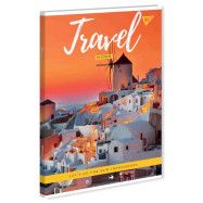 Тетрадь А4/80 кл скоба YES "TRAVEL IN COLOR"