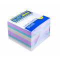Блок бумаги для заметок цветной не  проклееный