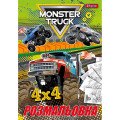 Раскраска А4 "Bigfoot" Авто", 12 стр