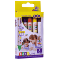 Карандаши восковые JUMBO, 6 цветов, треугольные