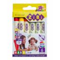 Карандаши восковые SUPER JUMBO, 6 цветов, круглый корпус, BABY Line
