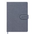 Ежедневник датированный 2019 SOLAR, A5, 352л. серый