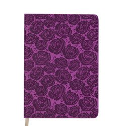 Ежедневник датированный 2019 FLEUR, A6, 336 л, розовый