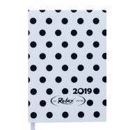 Ежедневник датированный 2020 RELAX, A5, 336 л, белый