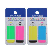 Закладки з клейким шаром 18х50 мм Economix Fun Pencils, 40 шт., пластикові, асорті