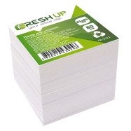 Блок паперу для нотаток 85х85х800л, не клеєний, білий Fresh Up