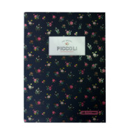 Блокнот PICCOLI, А-5, 80 л,  клетка, интегральная обложка мат. лам.+лак, синий