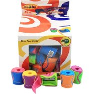 точилка з конт., COLORFUL, 5кол асорті, в дисплеї, 4814С, CLASS