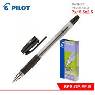 Ручка кулькова "Pilot BPS-GP 5T" чорна Ручка кулькова "Pilot BPS-GP 5T" чорна