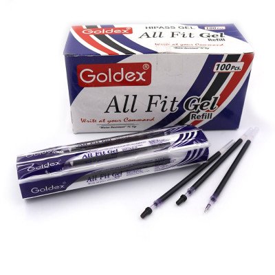 Стержень гелевый  "Glow Gel Metalic #894"  1,0мм, 131мм Індія Silver