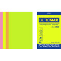 Бумага цветная Euromax 80г/м2, NEON, 4 цвета, 20листов