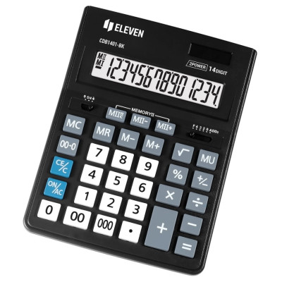 Калькулятор Eleven офисный CDB-1401 BK, 14 р.