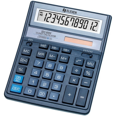 Калькулятор Eleven офисный SDC-888 XBL, 12 р.