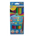 олівці кол, пластик, ECO, 12 кол., 5-202/6, БАРВ