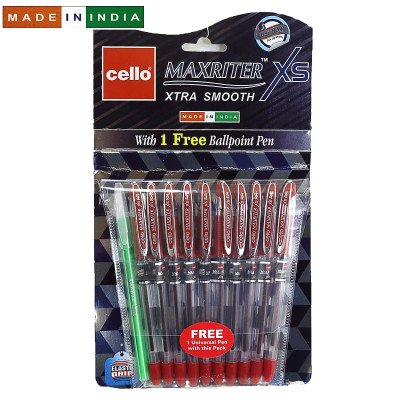 Ручка Cello Original "Maxriter XS" красн. 0,7мм  12/Box