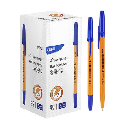 Ручка кулькова Deli EQ6S-Bl синя Orange 0,7