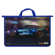 Портфель пластиковий на блискавці "Racing"