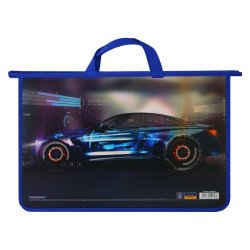 Портфель пластиковий на блискавці "Racing"
