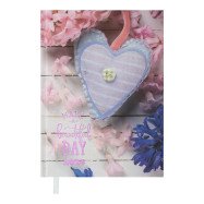 Щоденник датов. 2024 ROMANTIC, A5, бузковий Щоденник датов. 2024 ROMANTIC, A5, бузковий