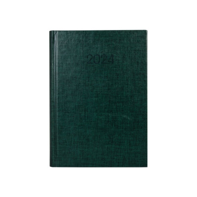 Ежедневник датированный 2024 Economix, BASIC, зеленый, А5