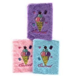 DSCN0381 Блокнот пухнастий кл, жовт.папір."Sweet" А5 70g 80p,1шт