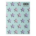 Блокнот PATTERN, А-5, 64 арк., кліт., інтегр. обкл., мат. лам.+Уфлак, KIDS Line, синій