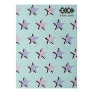 Блокнот PATTERN, А-5, 64 арк., кліт., інтегр. обкл., мат. лам.+Уфлак, KIDS Line, синій